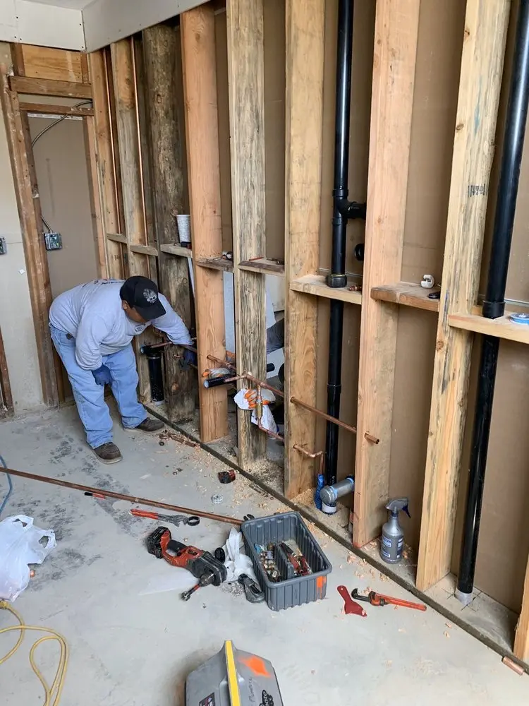 Commercial rough-in plumbing for Water Heater Replacement in Ivy Hill